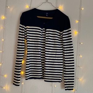 Small Navy Cardigan/ Shirt